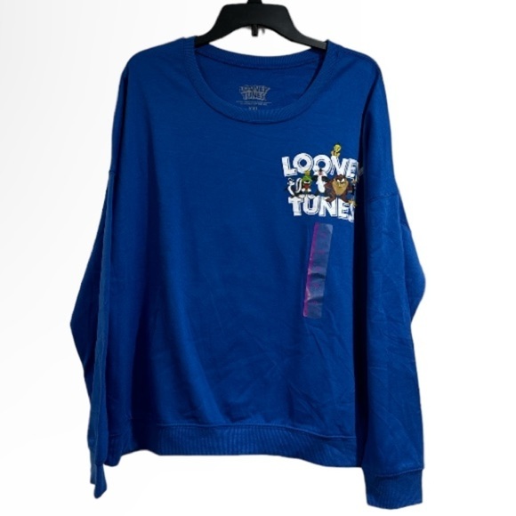 Warner Bros. Tops - Looney tunes sweatshirt xxl NEW lightweight soft‎